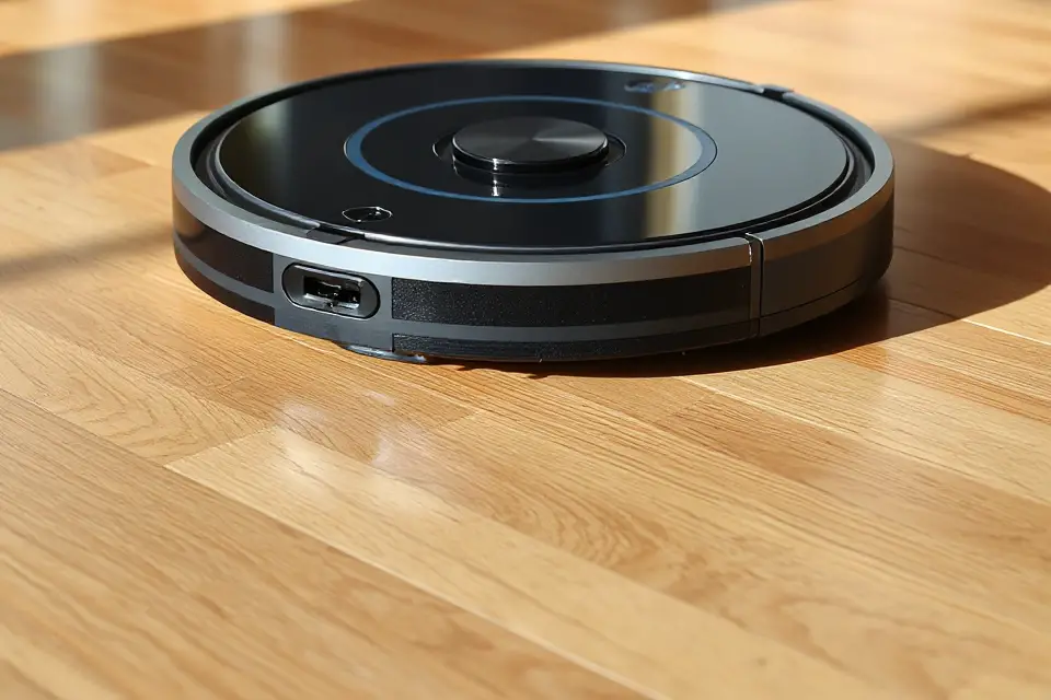 robot vacuum wood floor