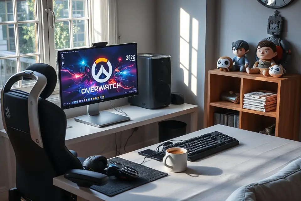 serene overwatch gaming atmosphere
