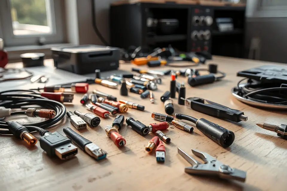 simple wiring and connectors