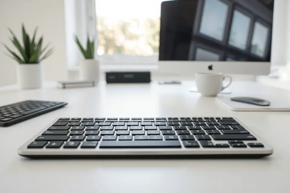 sleek wireless keyboard photo