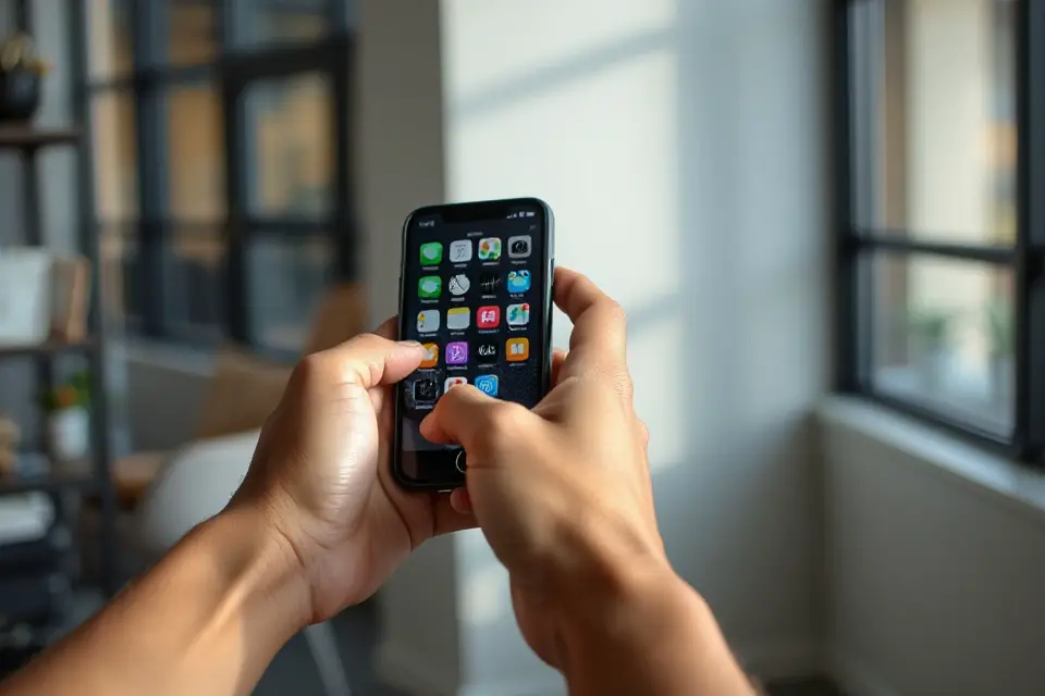 smartphone grip symbolizes addiction