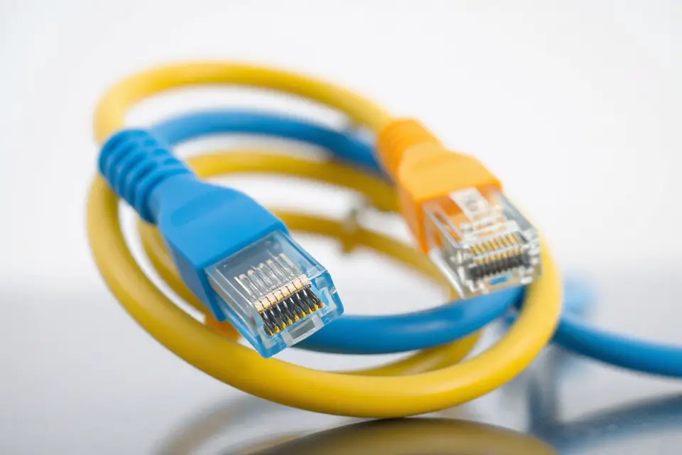 spiral network cable image