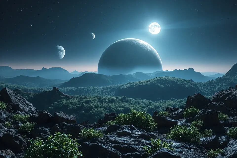 stunning distant planet image