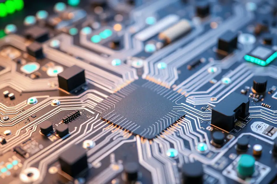 stunning quantum circuit board