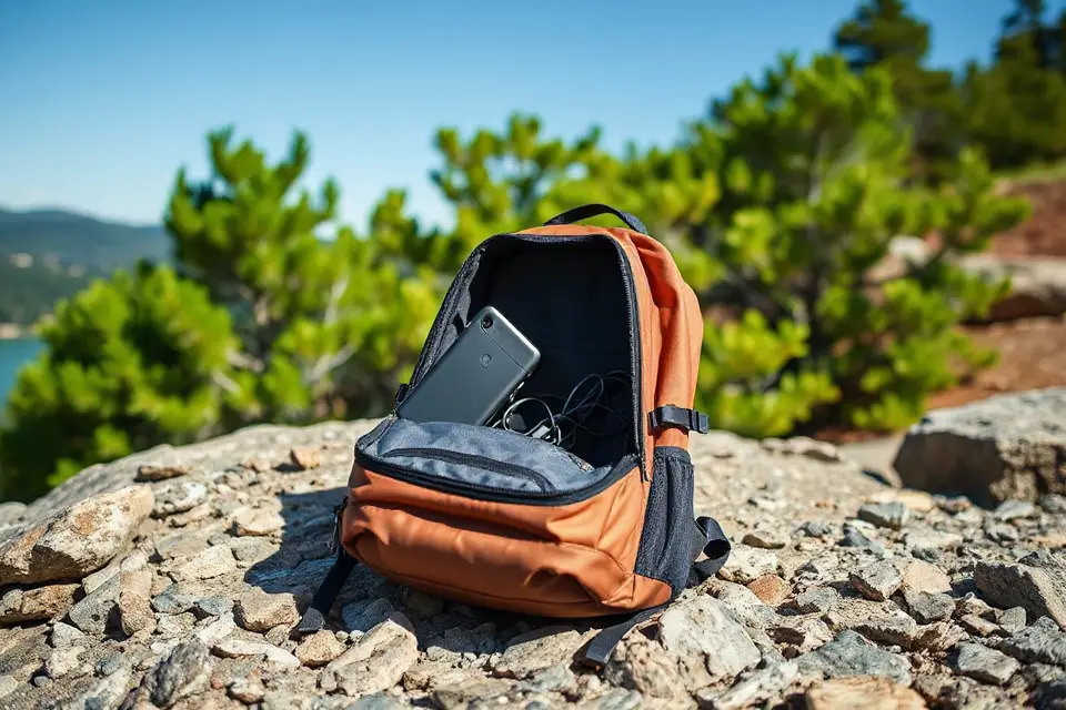 stylish backpack outdoor adventure
