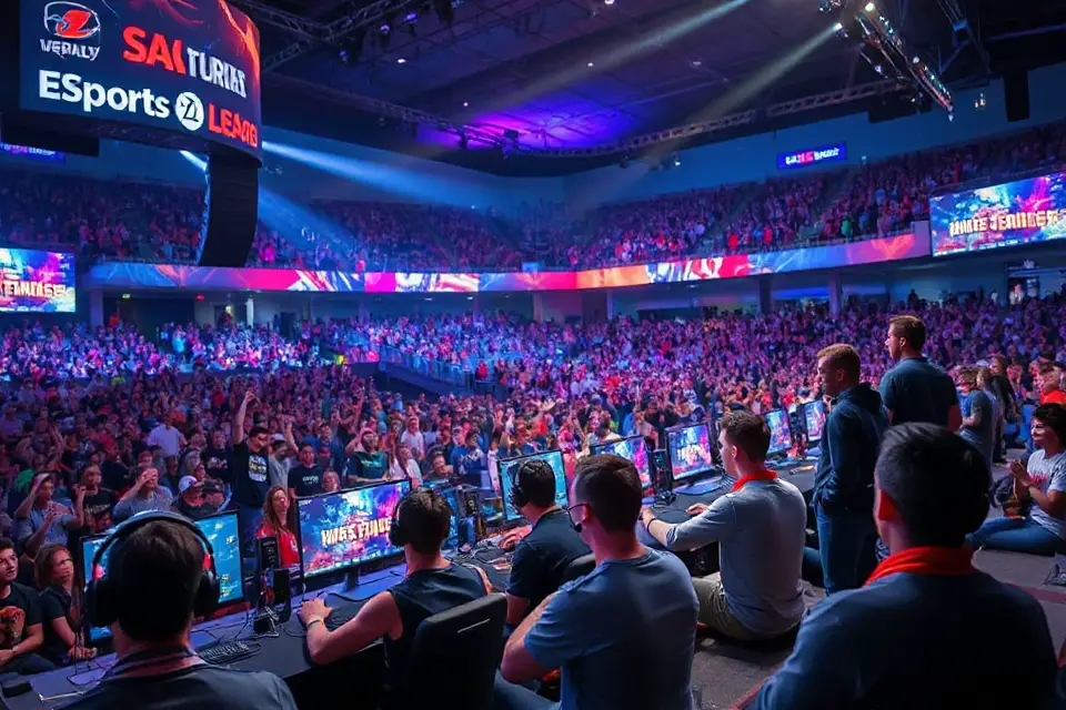 thrilling esports event photo