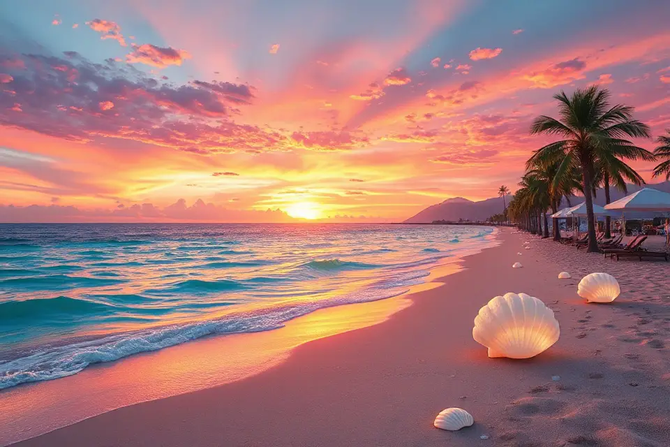 tranquil beach metaverse escape