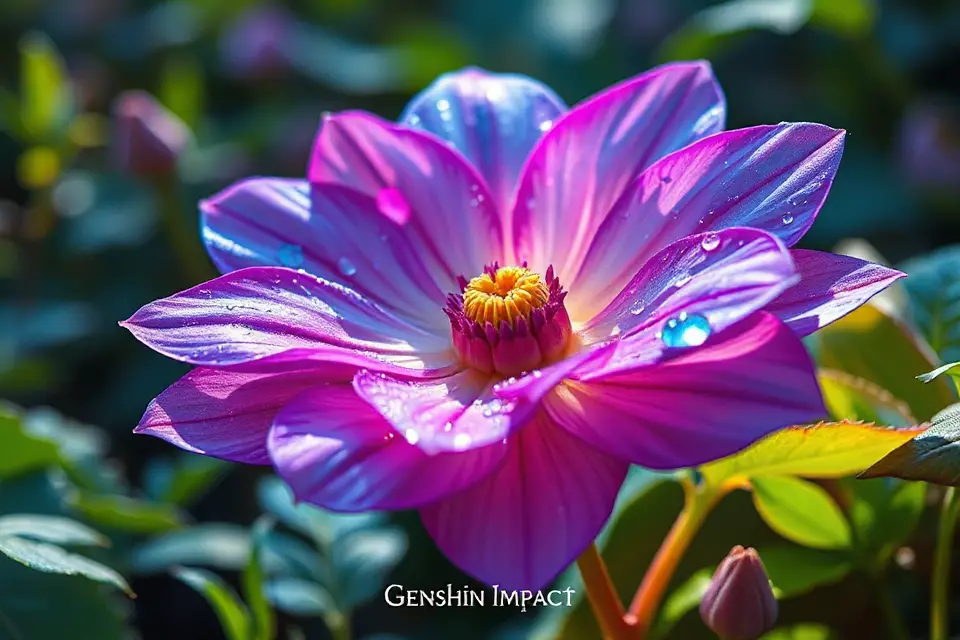 vibrant elemental flower photo