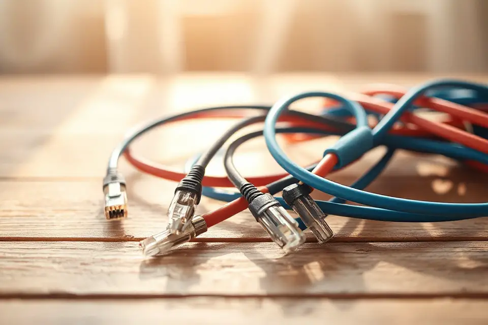 vibrant network cable photo