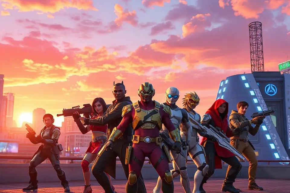 vibrant overwatch stock photos