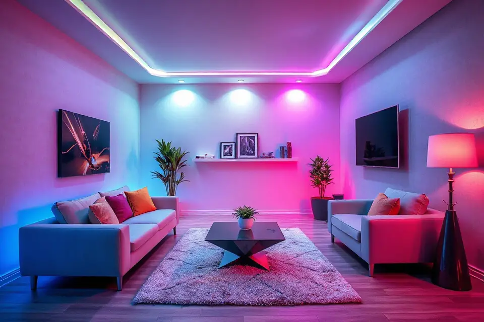 vibrant rgb lighting visuals