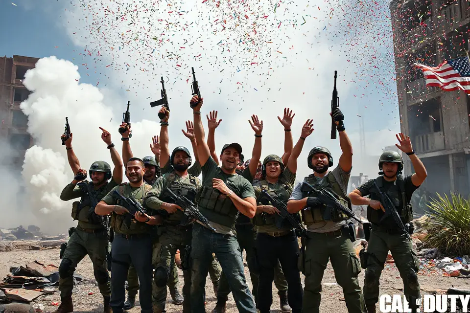 victory celebration in gaming