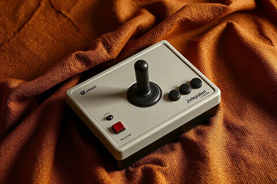 vintage joystick fabric photo